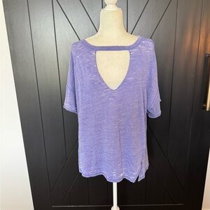 Purple Free People Women's Top
